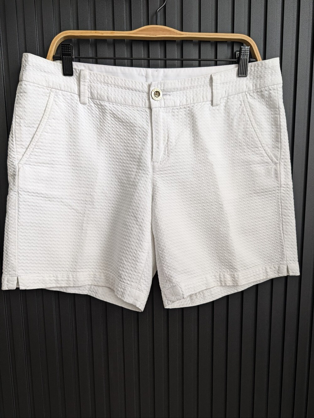 Lilly Pulitzer The Jayne Short White Cotton Size 10